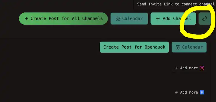 Send Invitation Links