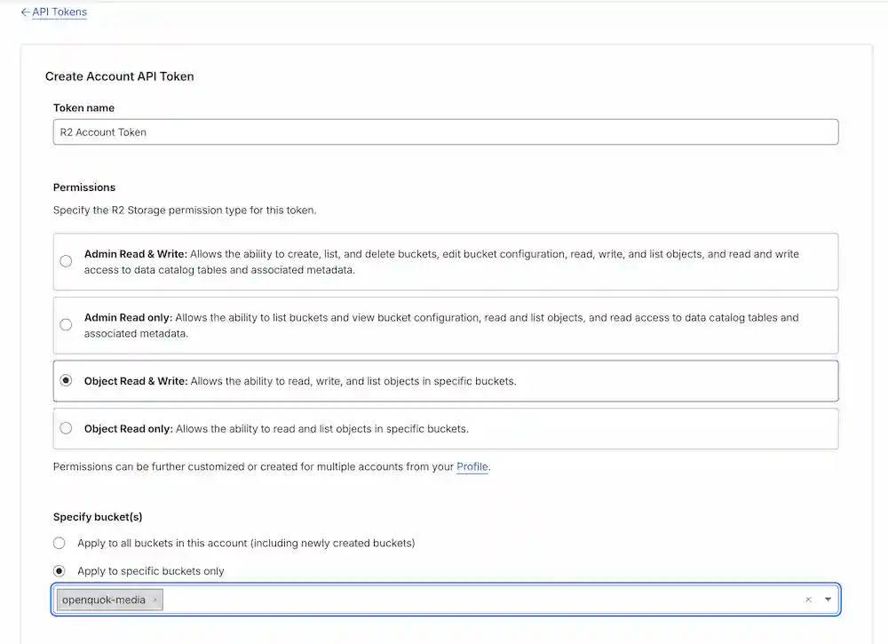 Set permissions